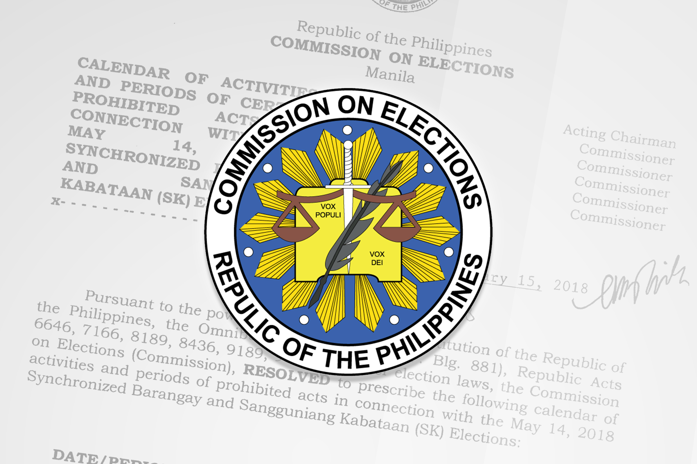 comelec-sets-calendar-of-activities-for-barangay-sk-polls-dilg